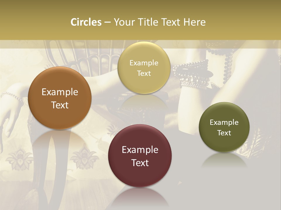 Elegant Model Romantic PowerPoint Template