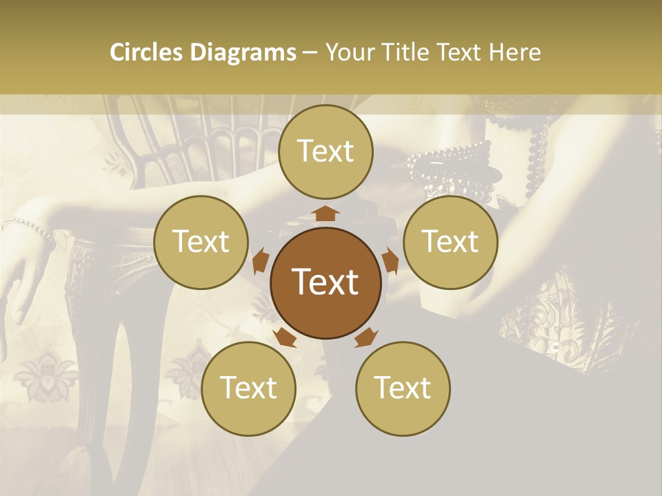 Elegant Model Romantic PowerPoint Template