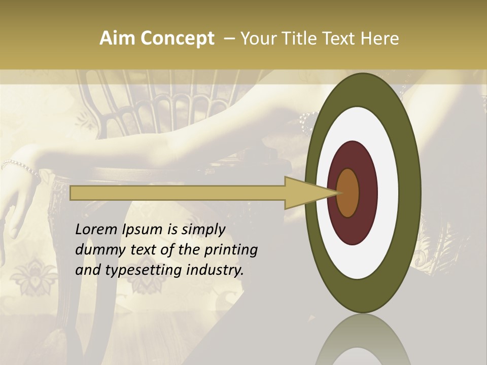 Elegant Model Romantic PowerPoint Template