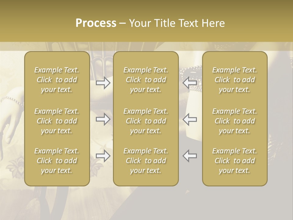 Elegant Model Romantic PowerPoint Template