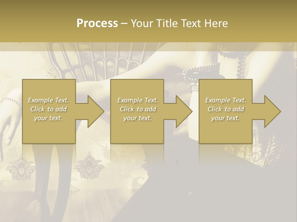 Elegant Model Romantic PowerPoint Template