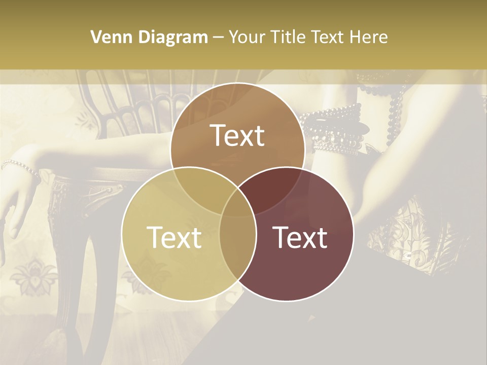 Elegant Model Romantic PowerPoint Template