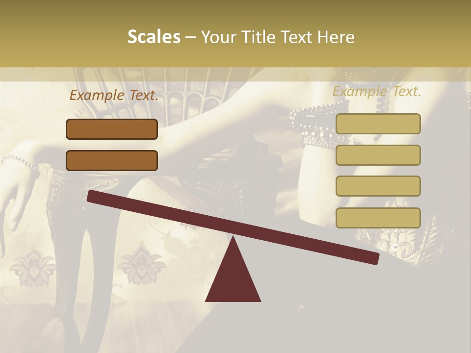 Elegant Model Romantic PowerPoint Template