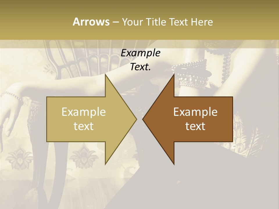 Elegant Model Romantic PowerPoint Template