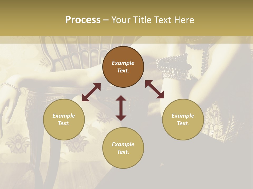Elegant Model Romantic PowerPoint Template