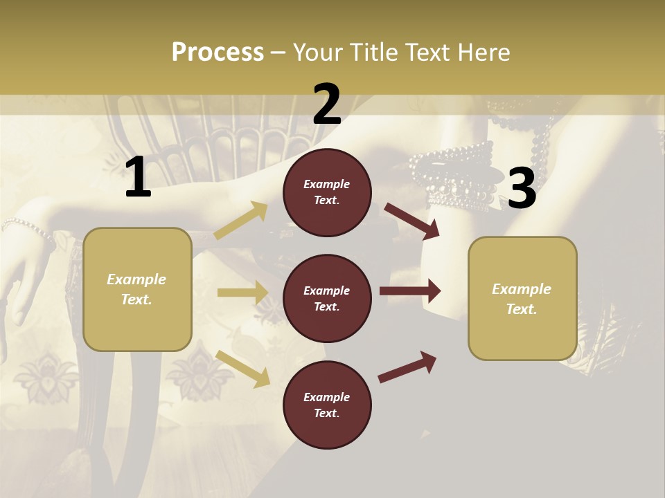 Elegant Model Romantic PowerPoint Template