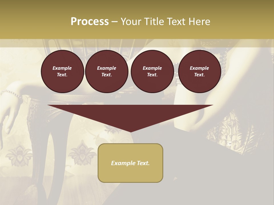 Elegant Model Romantic PowerPoint Template