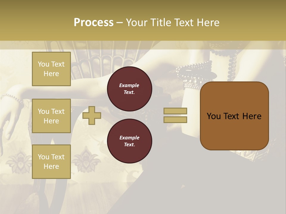 Elegant Model Romantic PowerPoint Template