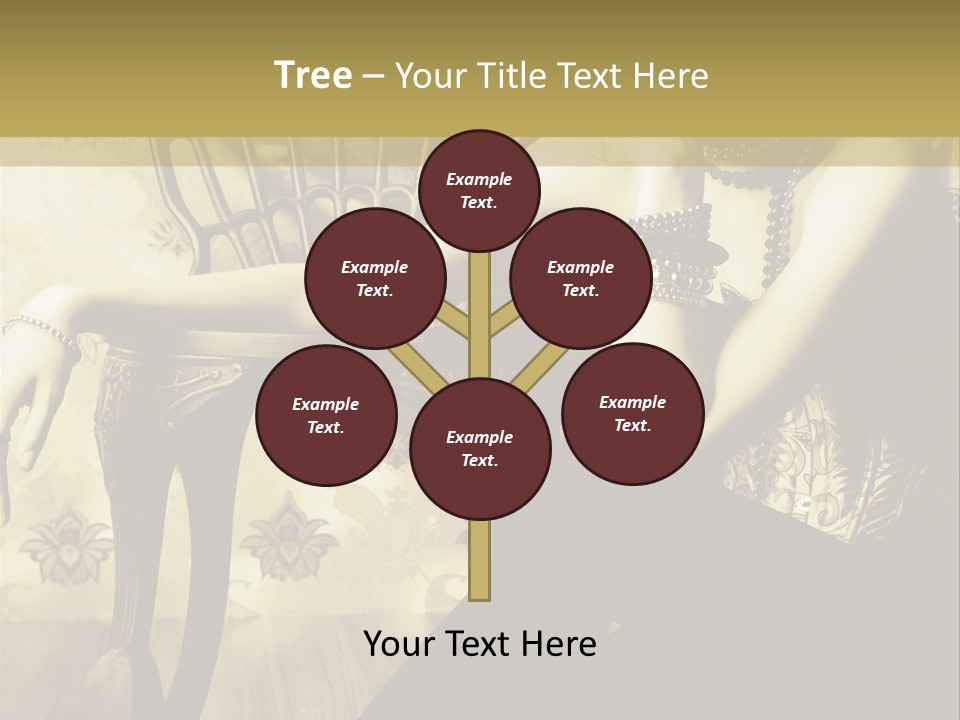 Elegant Model Romantic PowerPoint Template