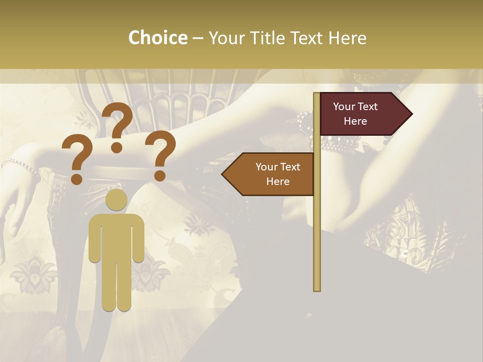 Elegant Model Romantic PowerPoint Template