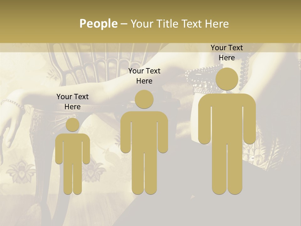 Elegant Model Romantic PowerPoint Template