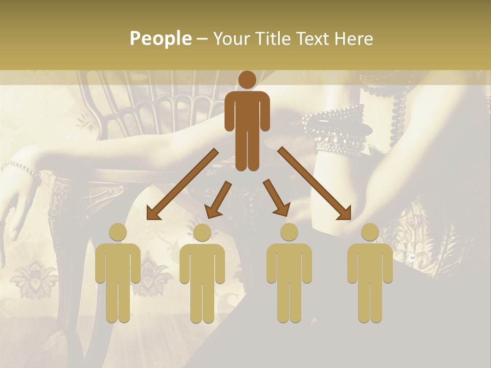 Elegant Model Romantic PowerPoint Template