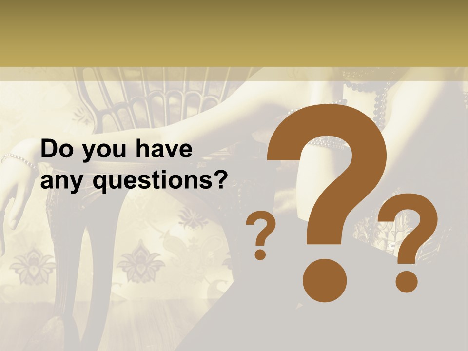 Elegant Model Romantic PowerPoint Template