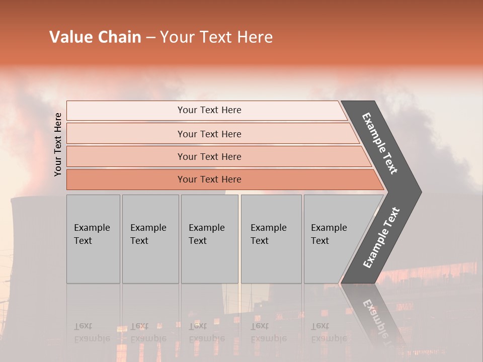 Construction Carbon Silhouette PowerPoint Template
