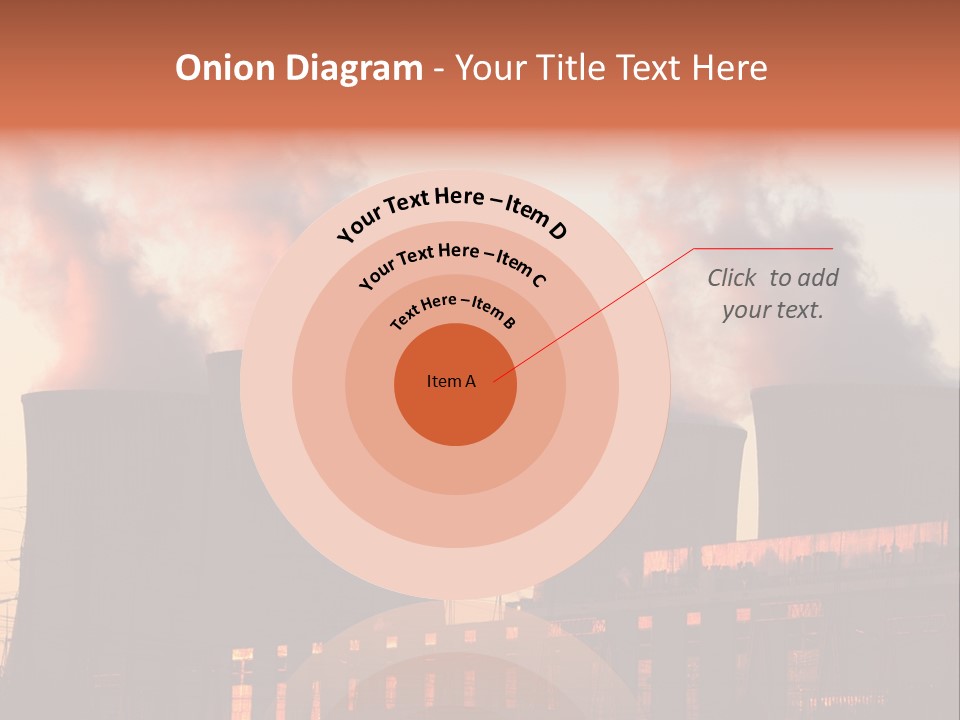 Construction Carbon Silhouette PowerPoint Template