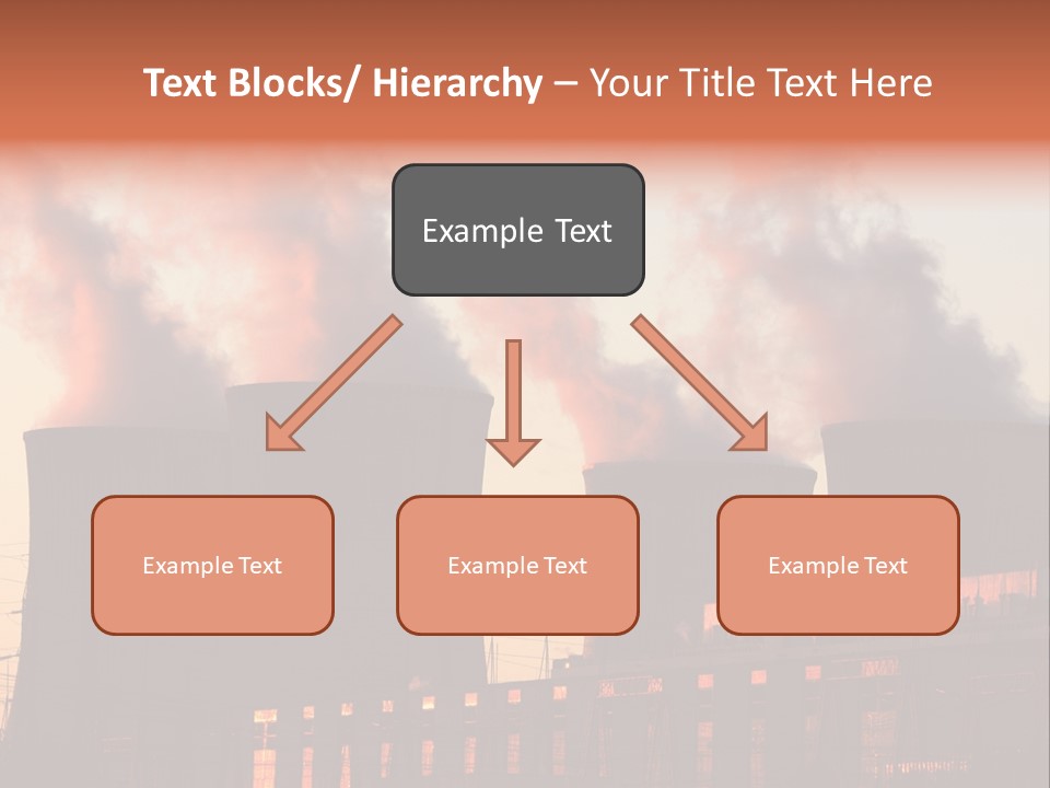 Construction Carbon Silhouette PowerPoint Template