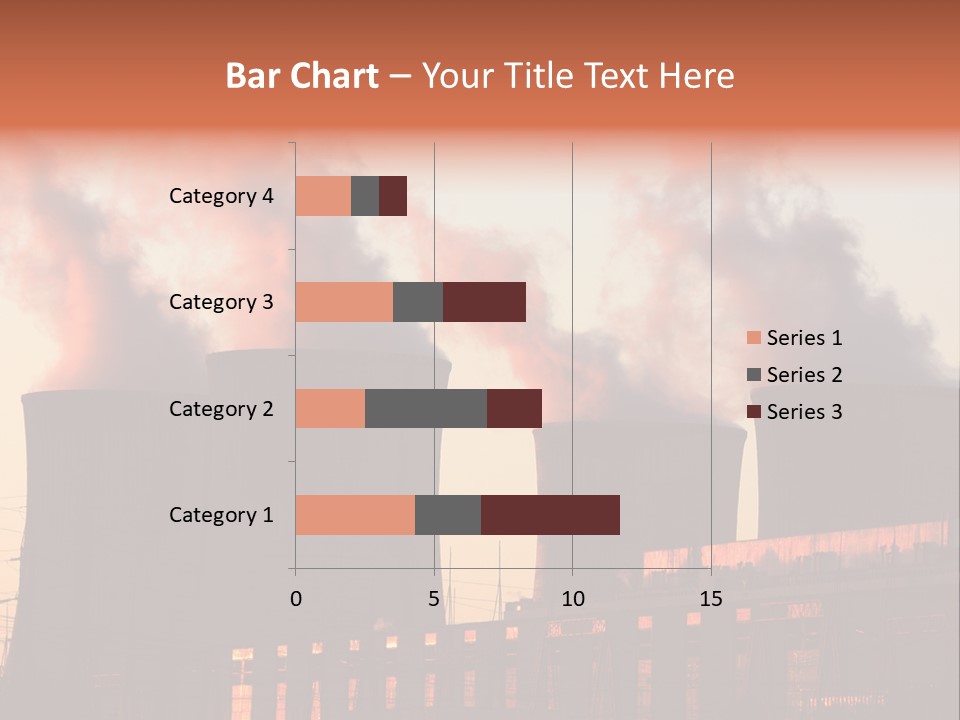Construction Carbon Silhouette PowerPoint Template