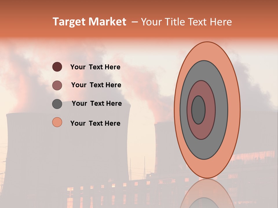 Construction Carbon Silhouette PowerPoint Template