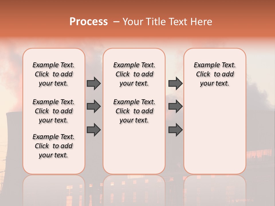 Construction Carbon Silhouette PowerPoint Template