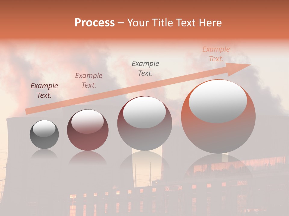 Construction Carbon Silhouette PowerPoint Template