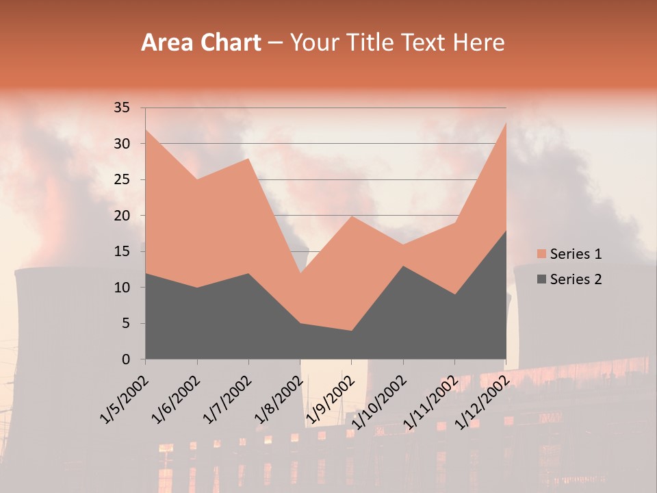 Construction Carbon Silhouette PowerPoint Template