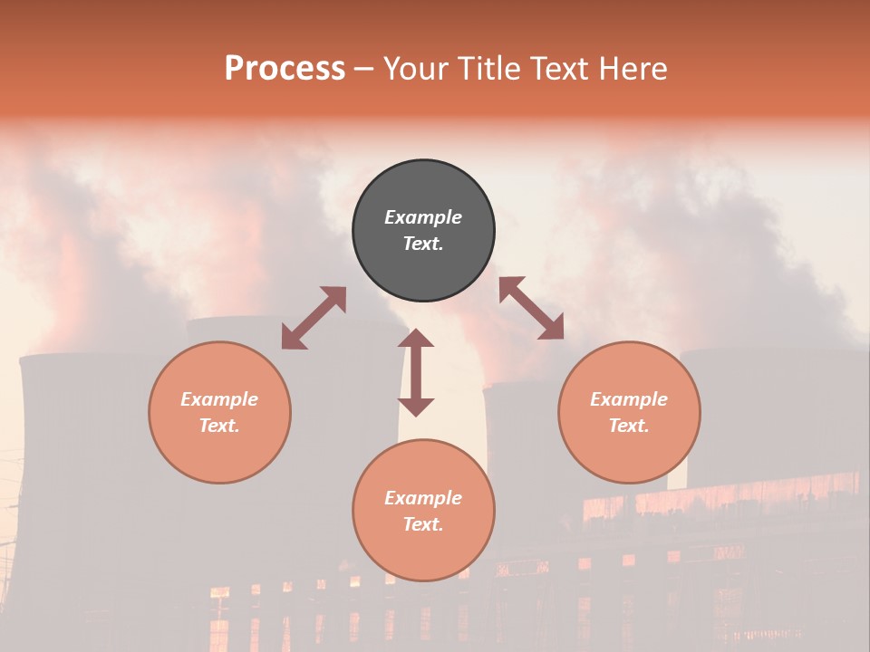 Construction Carbon Silhouette PowerPoint Template