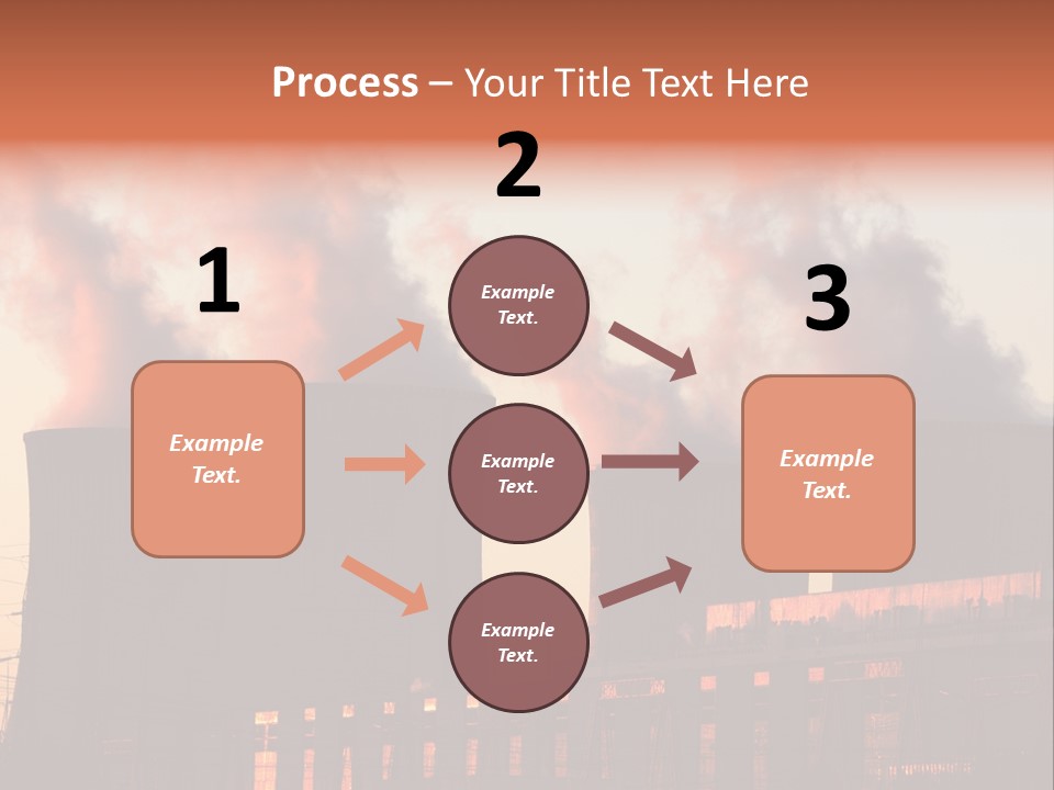 Construction Carbon Silhouette PowerPoint Template
