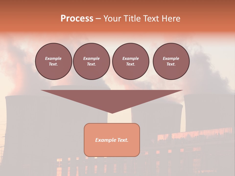 Construction Carbon Silhouette PowerPoint Template