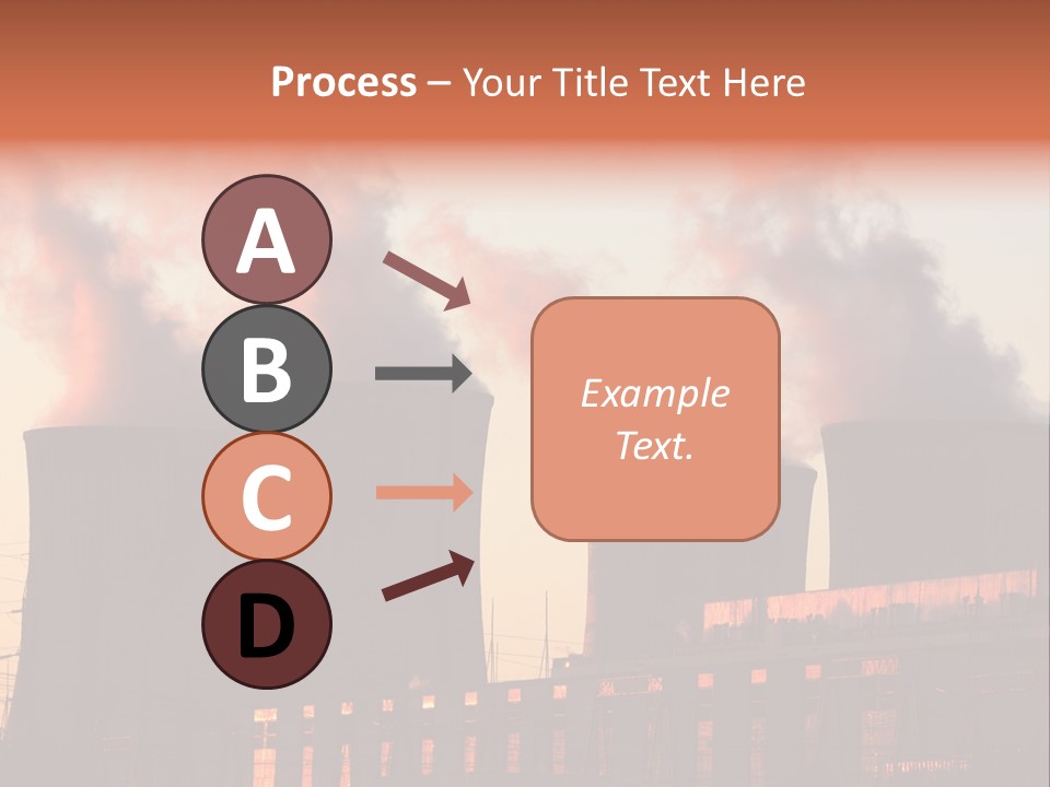 Construction Carbon Silhouette PowerPoint Template