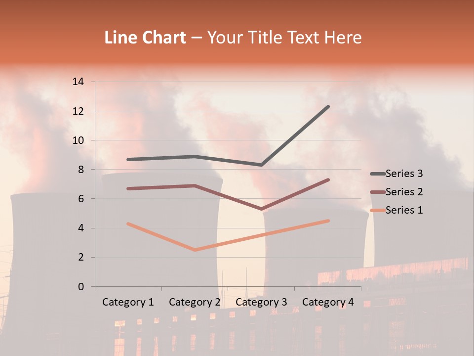 Construction Carbon Silhouette PowerPoint Template
