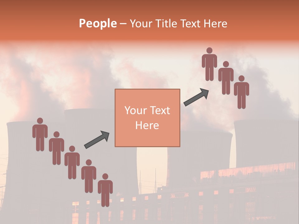 Construction Carbon Silhouette PowerPoint Template