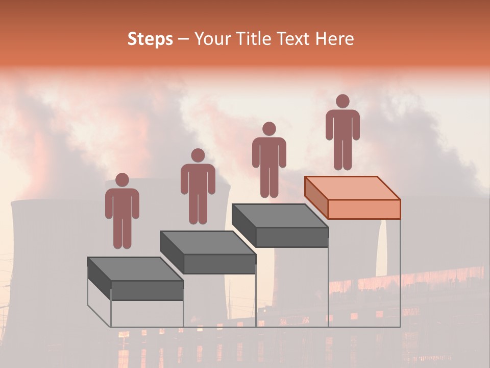 Construction Carbon Silhouette PowerPoint Template