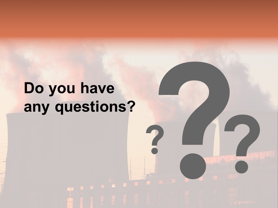 Construction Carbon Silhouette PowerPoint Template