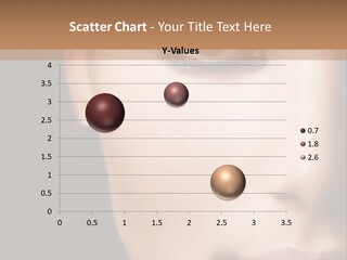 Close Lip Caucasian PowerPoint Template