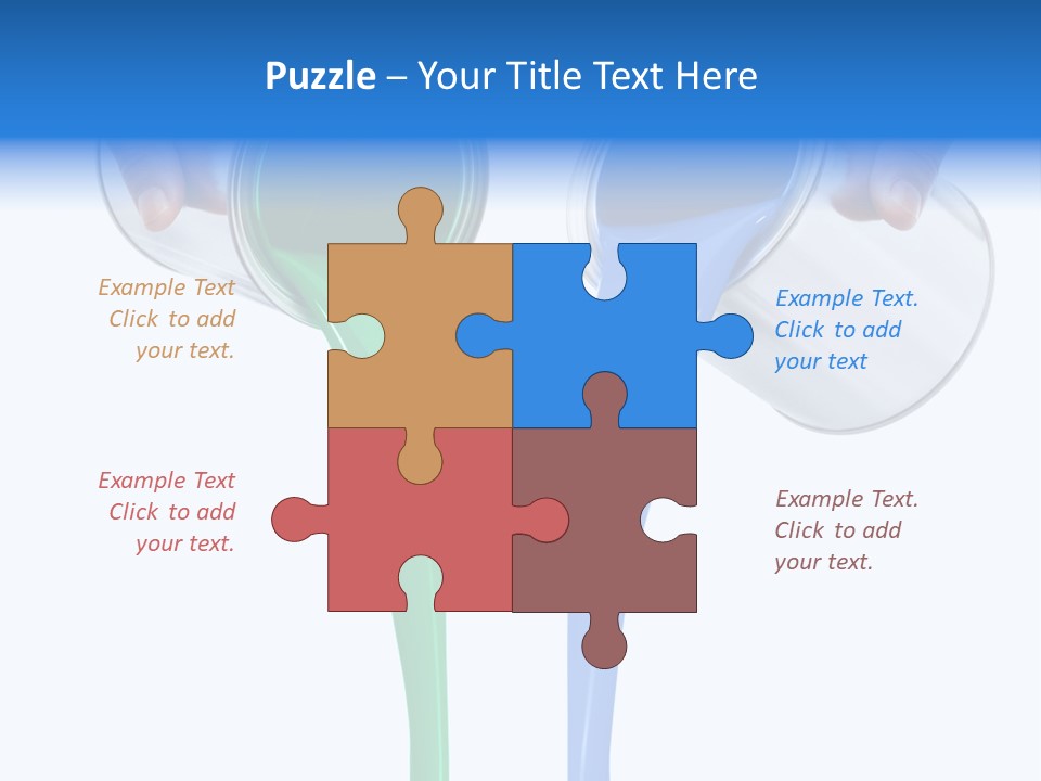 Hand Container Pouring PowerPoint Template