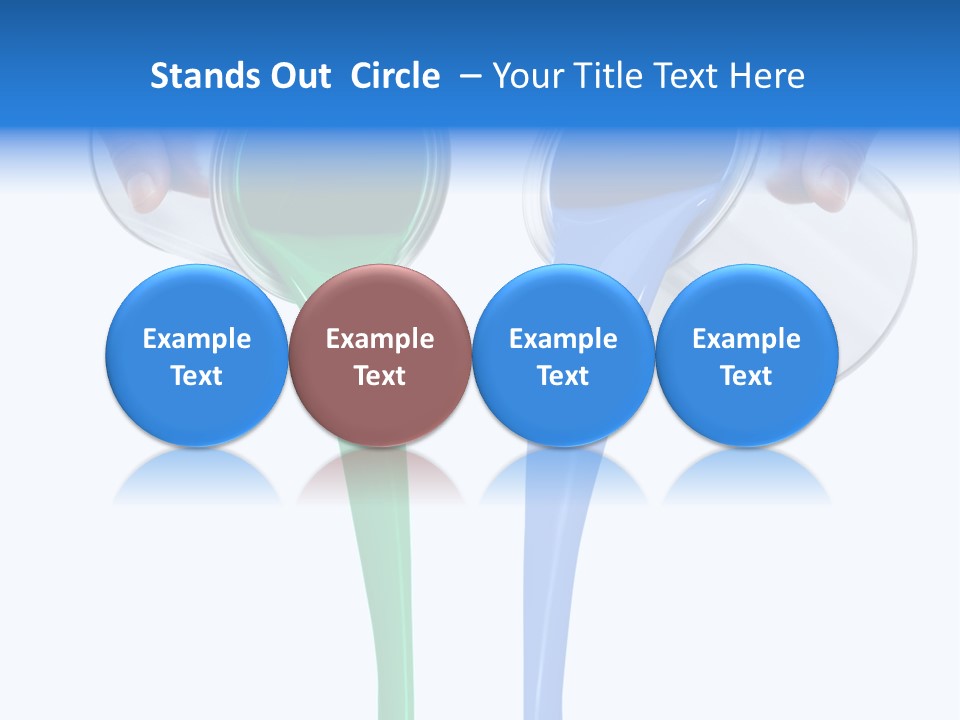 Hand Container Pouring PowerPoint Template