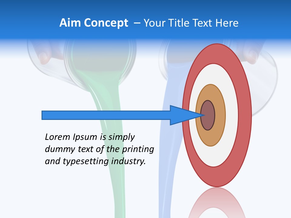 Hand Container Pouring PowerPoint Template