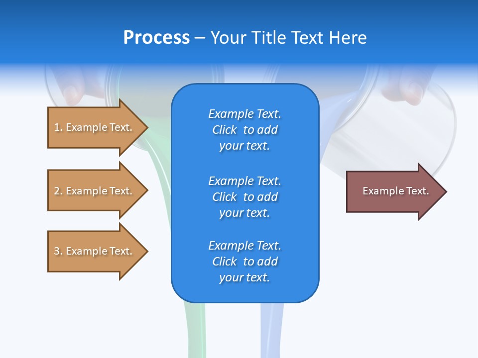 Hand Container Pouring PowerPoint Template