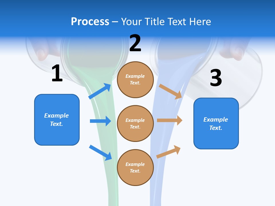 Hand Container Pouring PowerPoint Template