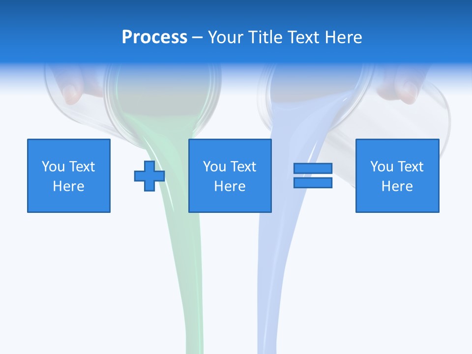 Hand Container Pouring PowerPoint Template