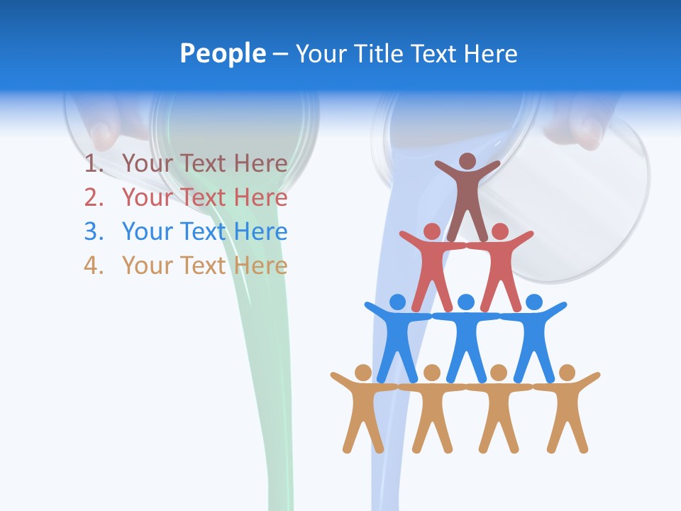 Hand Container Pouring PowerPoint Template