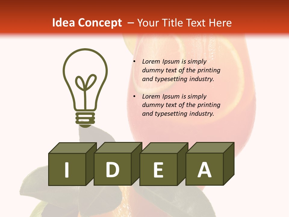 Additive Ingredient Traditional PowerPoint Template