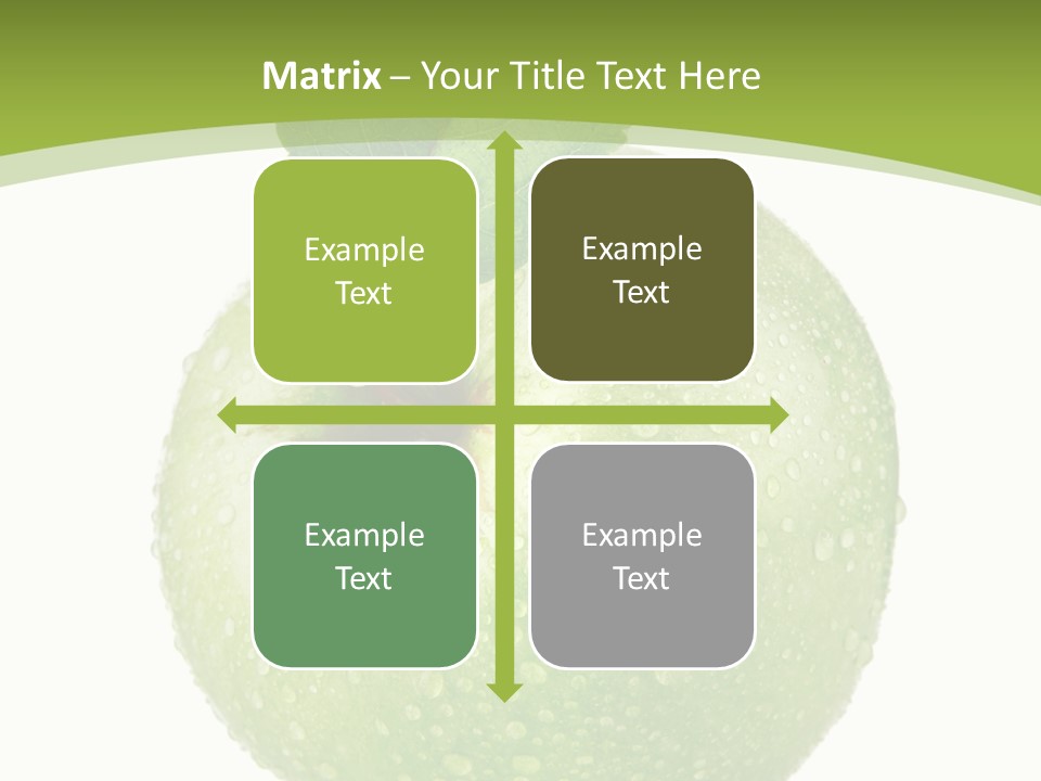 Health Vegetarian One PowerPoint Template