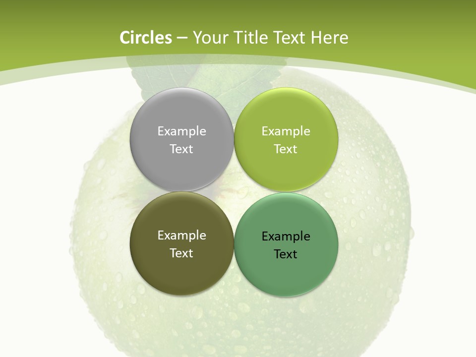 Health Vegetarian One PowerPoint Template