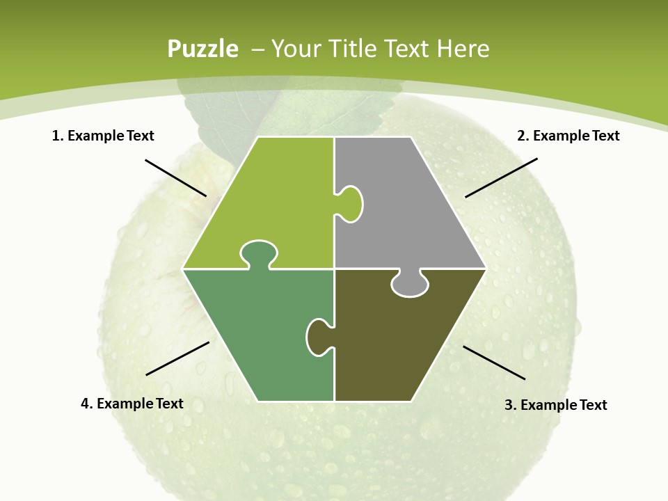 Health Vegetarian One PowerPoint Template