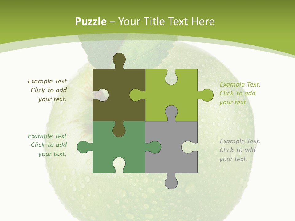 Health Vegetarian One PowerPoint Template