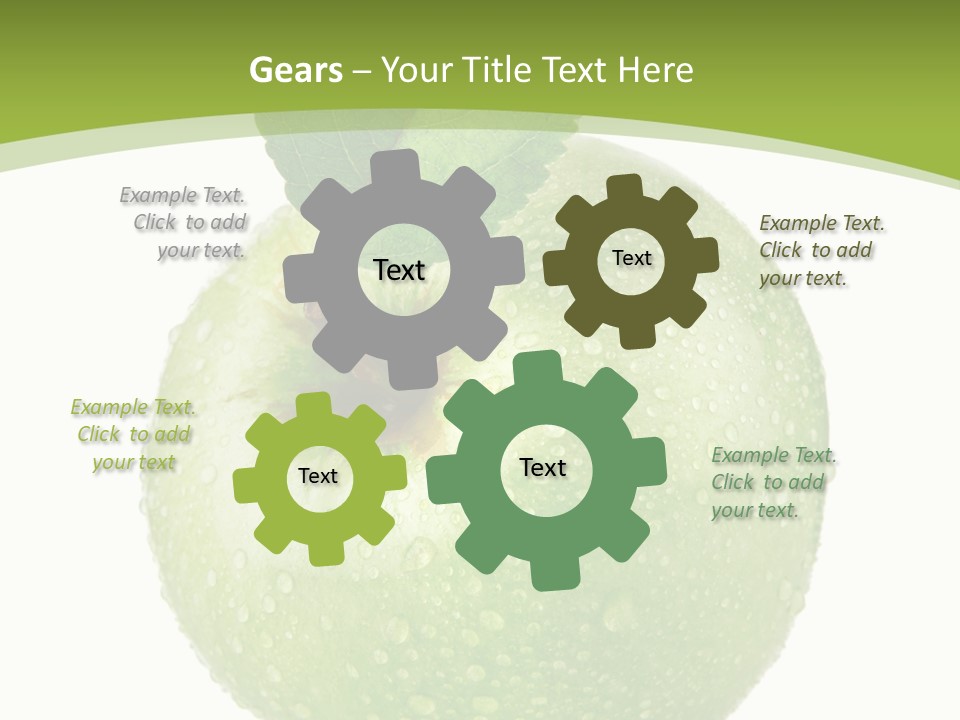 Health Vegetarian One PowerPoint Template