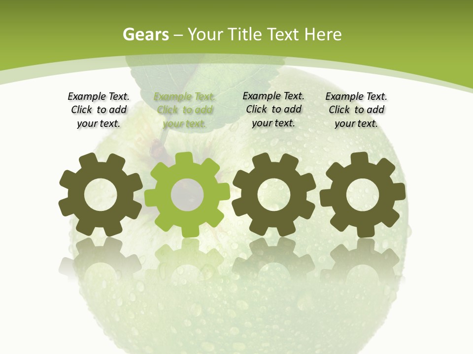 Health Vegetarian One PowerPoint Template