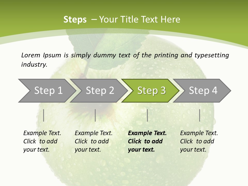 Health Vegetarian One PowerPoint Template