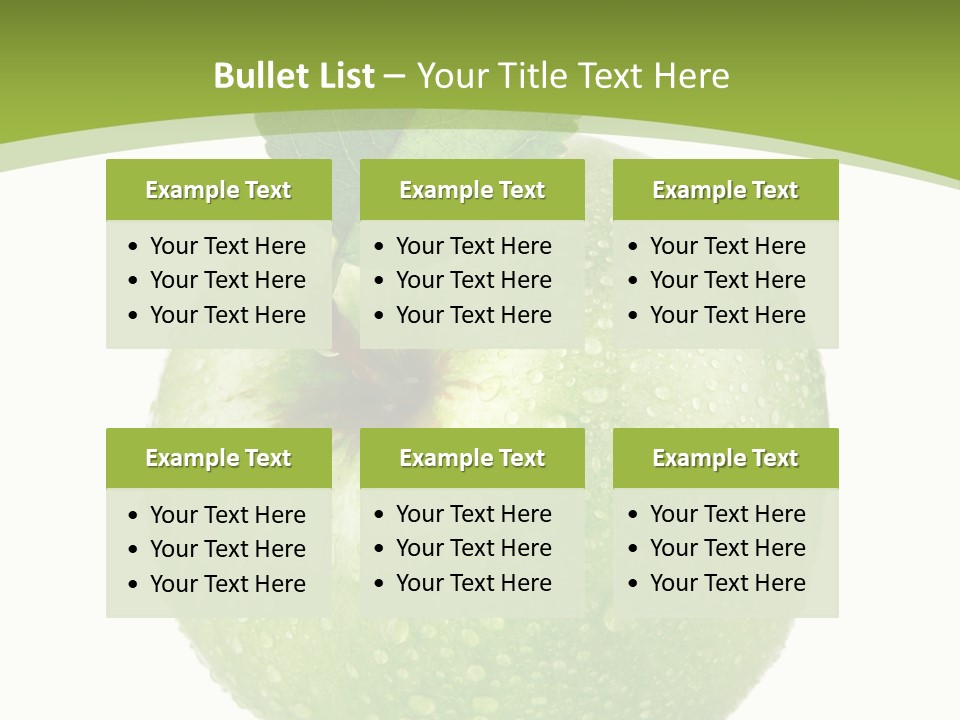 Health Vegetarian One PowerPoint Template